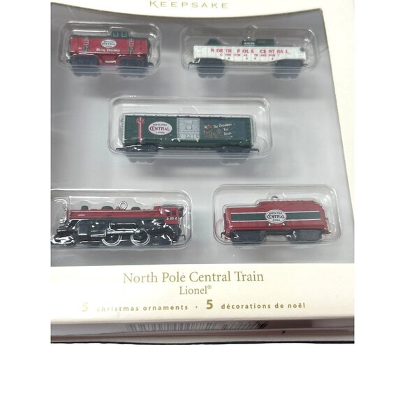Lionel North Pole Central Train Ornament Set - Hallmark Keepsake Ornament - Picture 4 of 5